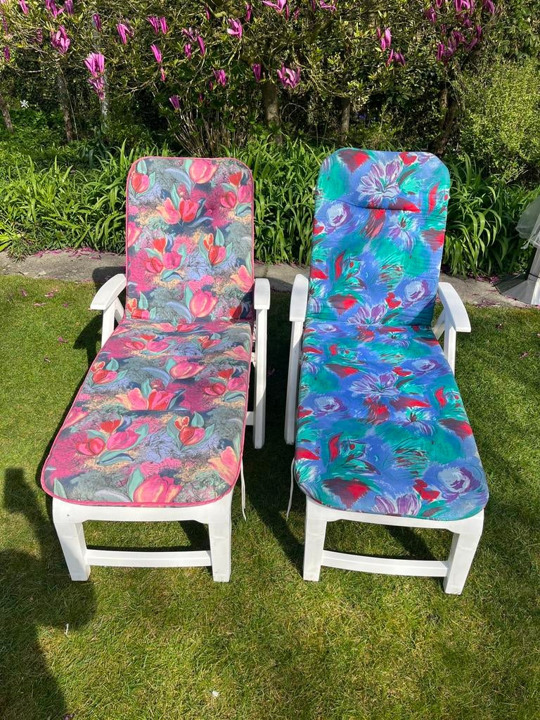 Ligbedden Hartman verstelbare leuning vintage!, Ophalen, Zo goed als nieuw, Kunststof