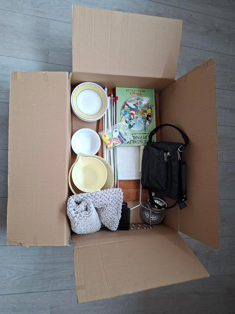 Rommelmarktpakket, Ophalen