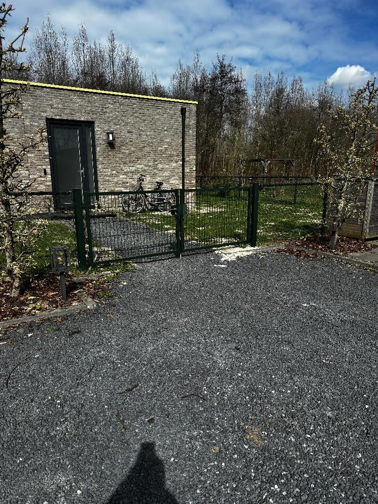 Degelijk hekwerk 175 meter – compleet met poort(en), Ophalen, Met poort, Gebruikt, Gaashekwerk