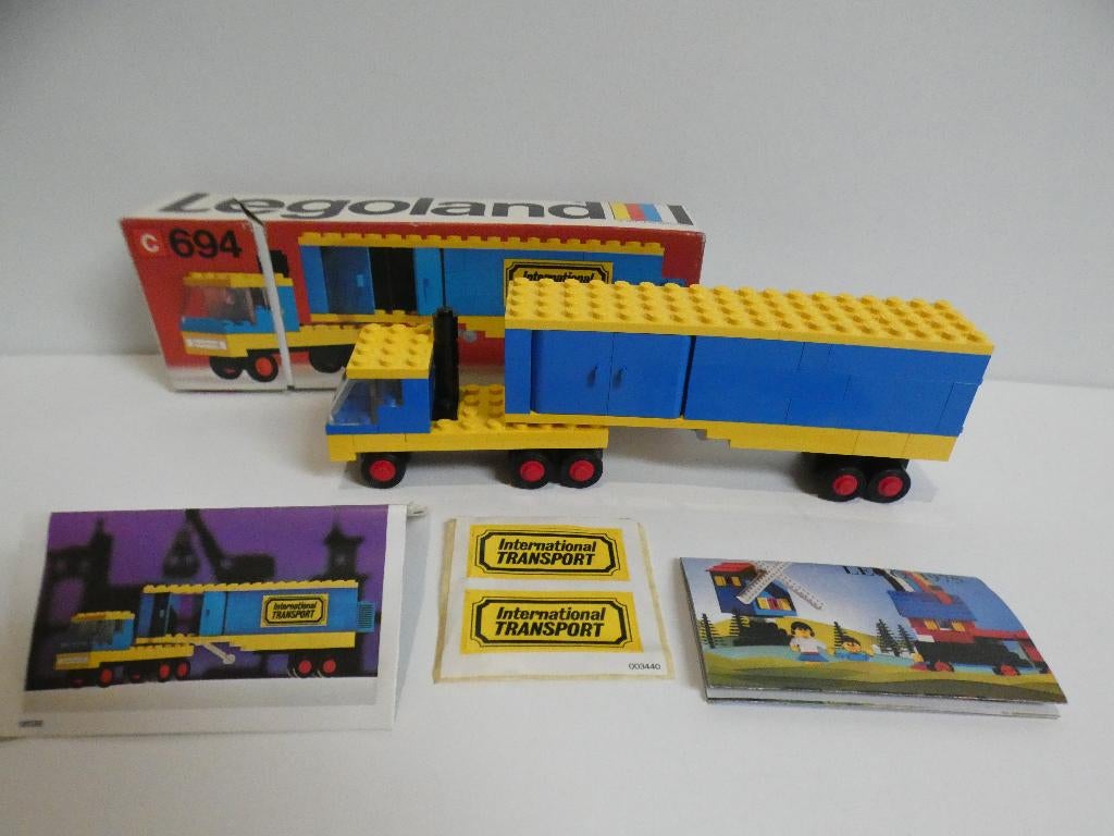 Te koop vintage Lego set 394, International Transport truck, Compleet, Lego, Ophalen of Verzenden, Zo goed als nieuw