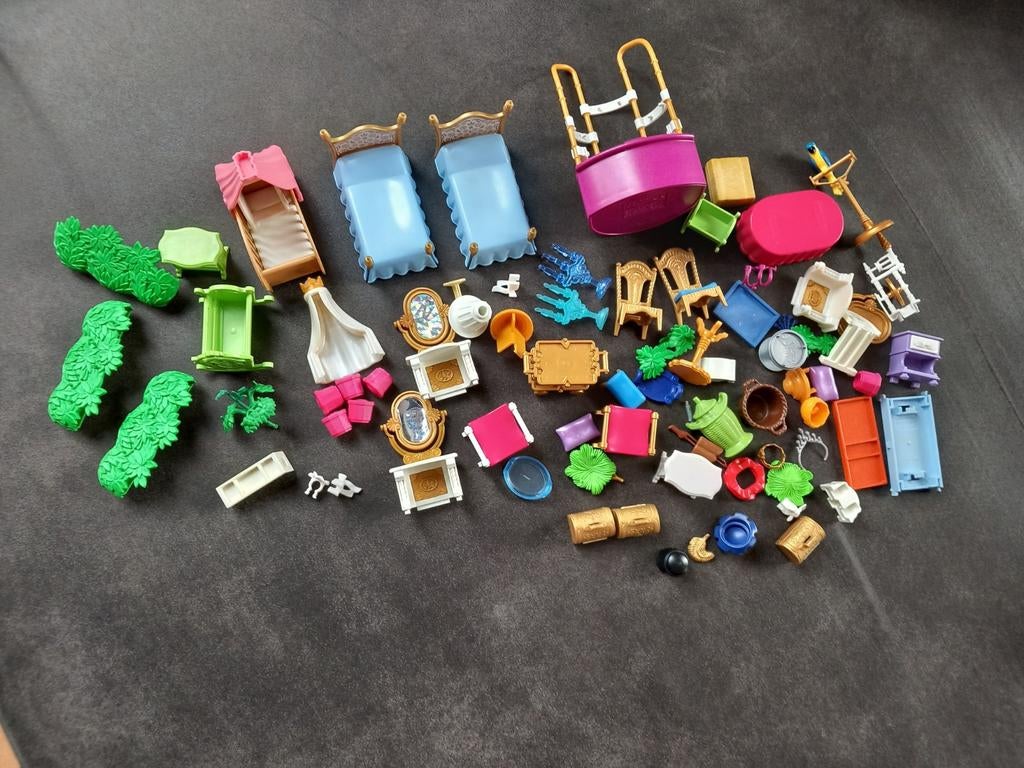 Grote set playmobil meubels en accessoires, Ophalen of Verzenden, Gebruikt, Meisje
