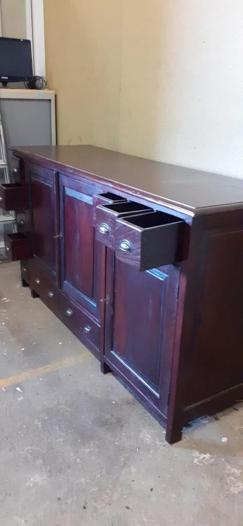 Dressoir Tekoop, Huis en Inrichting, Kasten | Dressoirs, Ophalen, Koloniaal, Zo goed als nieuw, 200 cm of meer