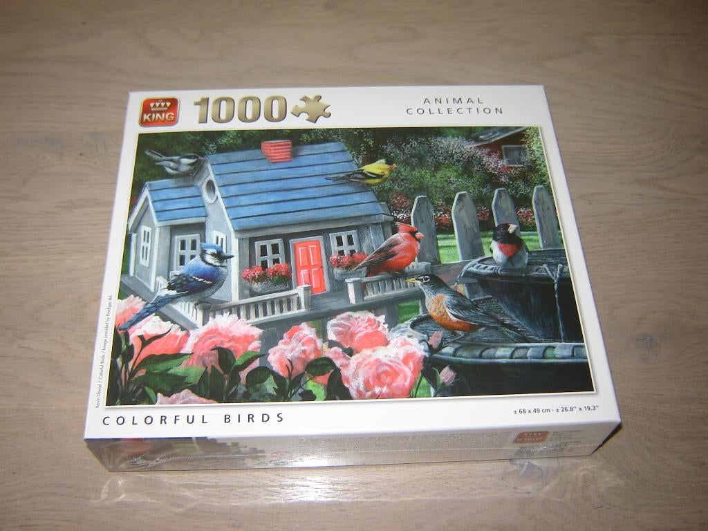 Puzzel COLORFUL BIRDS 1000 st. NIEUW !, Ophalen of Verzenden, 500 t/m 1500 stukjes, Nieuw, Legpuzzel