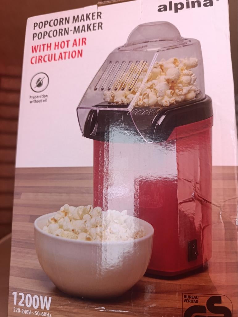 Popcorn machine zo goed alls nieuwe niet gebruikt, Huis en Inrichting, Ophalen of Verzenden, Nieuw, Overige typen