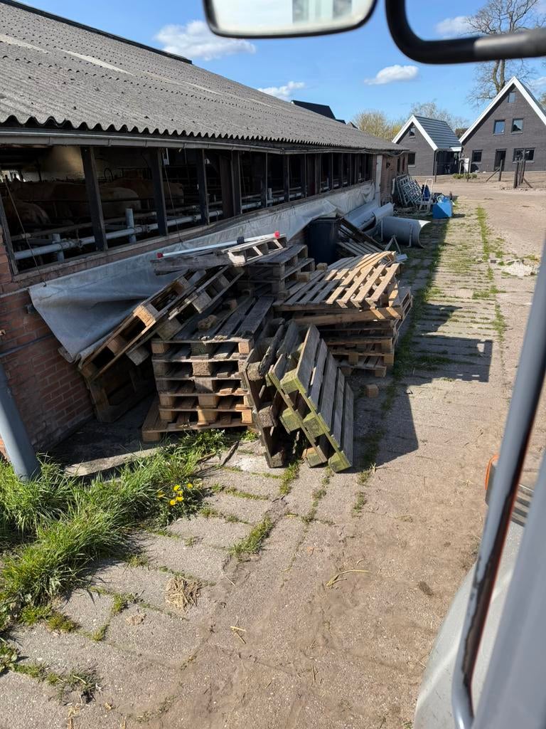 Pallets, Ophalen, Gebruikt