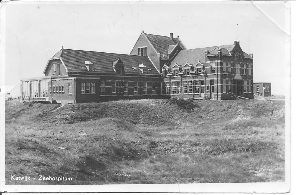 Katwijk Zeehospitum, Ophalen of Verzenden, 1940 tot 1960, Gelopen, Zuid-Holland