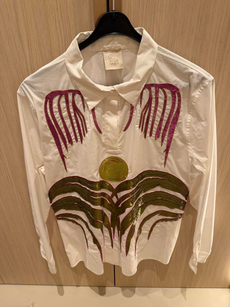 Paula blouse maat 38, Verzenden, Zo goed als nieuw, Maat 38/40 (M), Wit