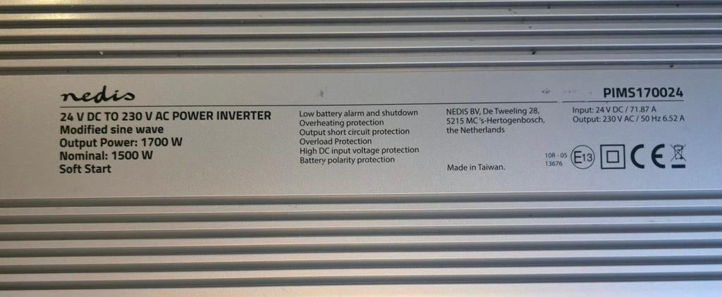 Nedis Omvormer, Ophalen of Verzenden, Gebruikt