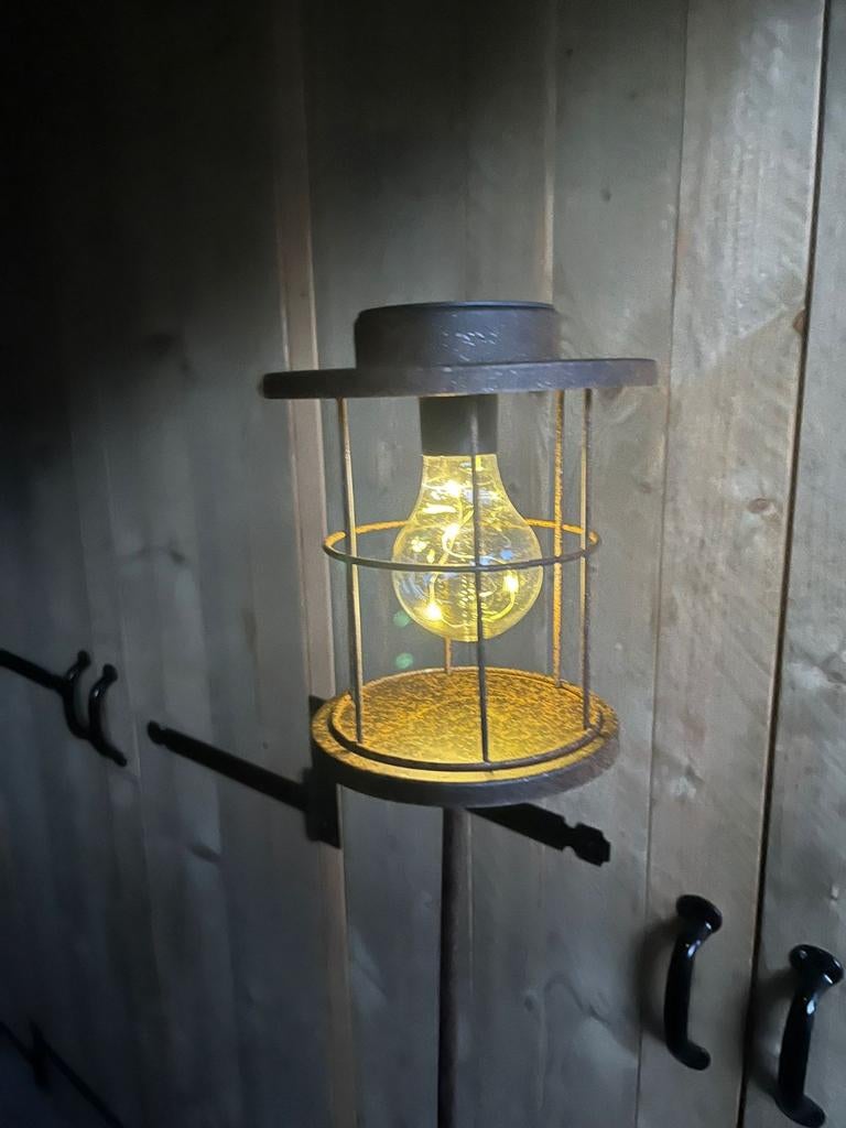 Led tuin lamp roestbruin sober,landelijk, Nieuw, Ophalen of Verzenden, X, X