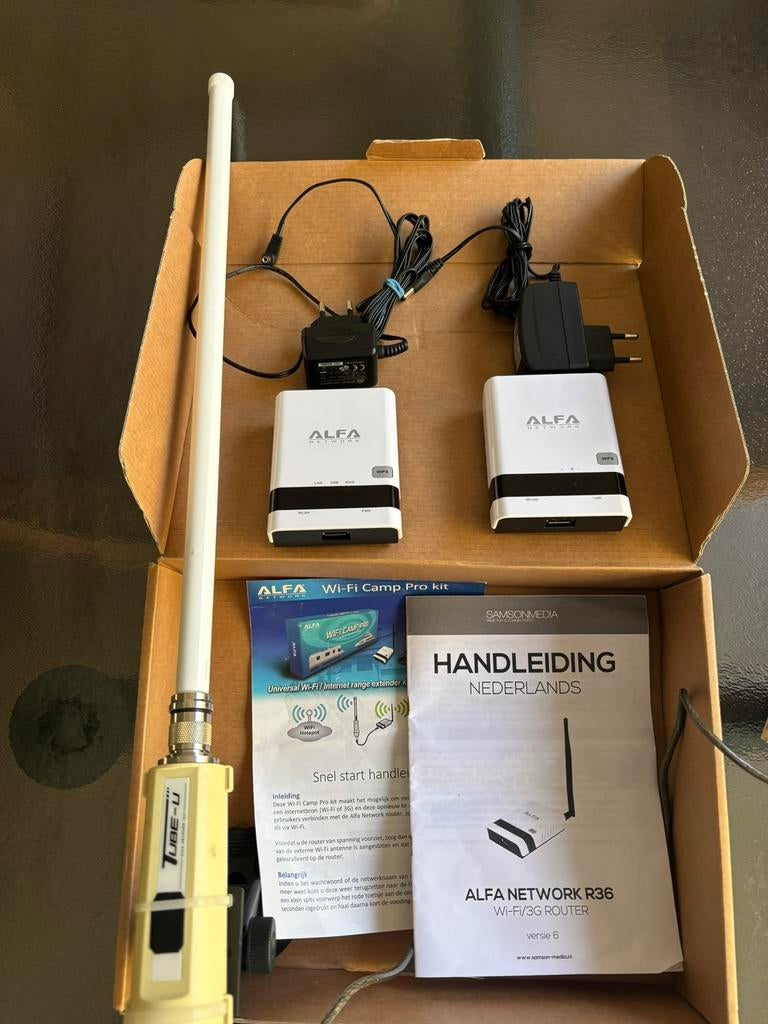 Alfa R36 wifi extender, Ophalen, Gebruikt