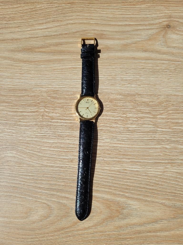 Vintage Seiko 5Y31-6000 Dress Watch – Juli 1987, Seiko, Staal, Polshorloge, Ophalen of Verzenden