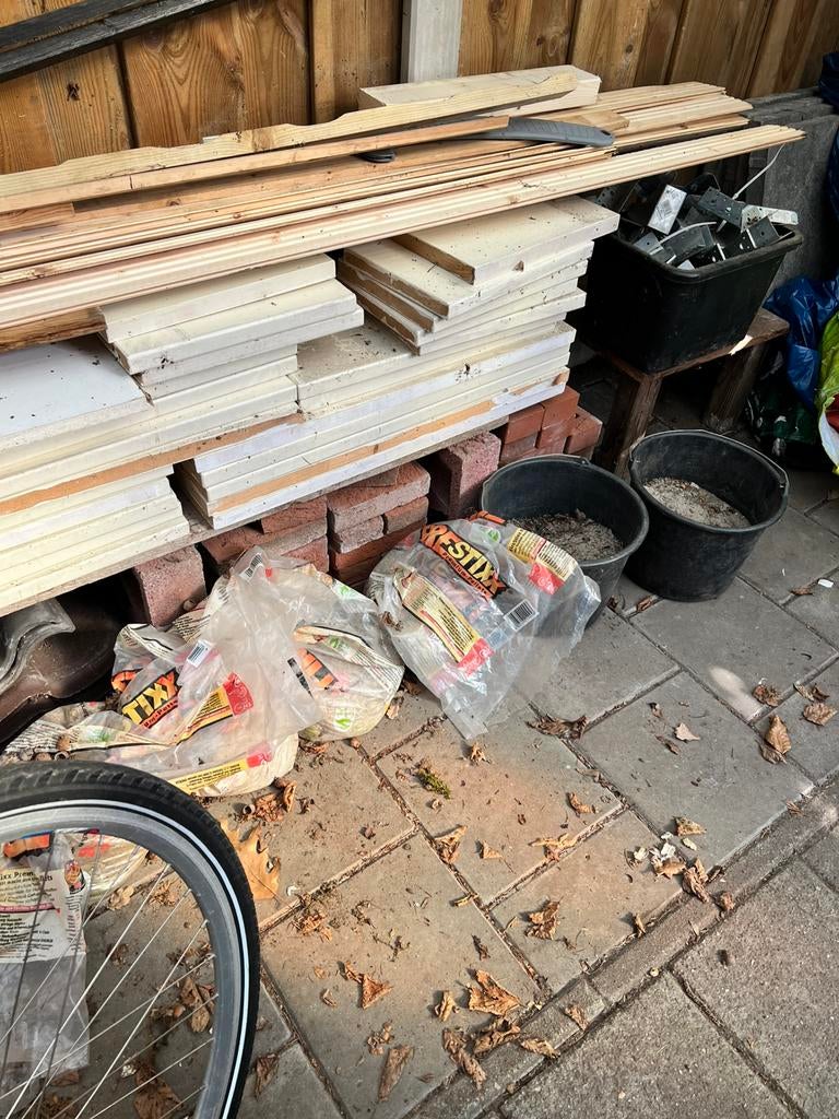 Alle witte planken gratis, geschilderd grenenhout, Minder dan 25 mm, Ophalen of Verzenden, Zo goed als nieuw, Plank