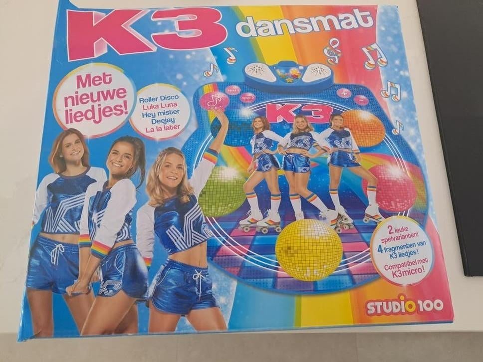 K3 Dansmat met Nieuwe Liedjes - Studio 100, Kinderen en Baby's, Speelgoed | Overig, Nieuw, Meisje, Ophalen of Verzenden