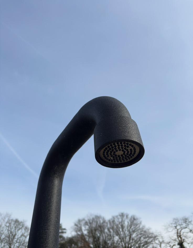 JEE-O Soho 01 buitendouche vorstvrij - Matzwart RVS, Ophalen of Verzenden