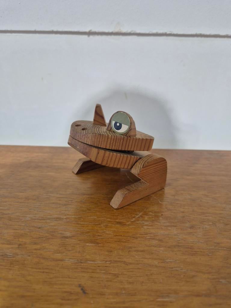 Vintage frank meisler grenen kikker brievenhouder, Ophalen of Verzenden