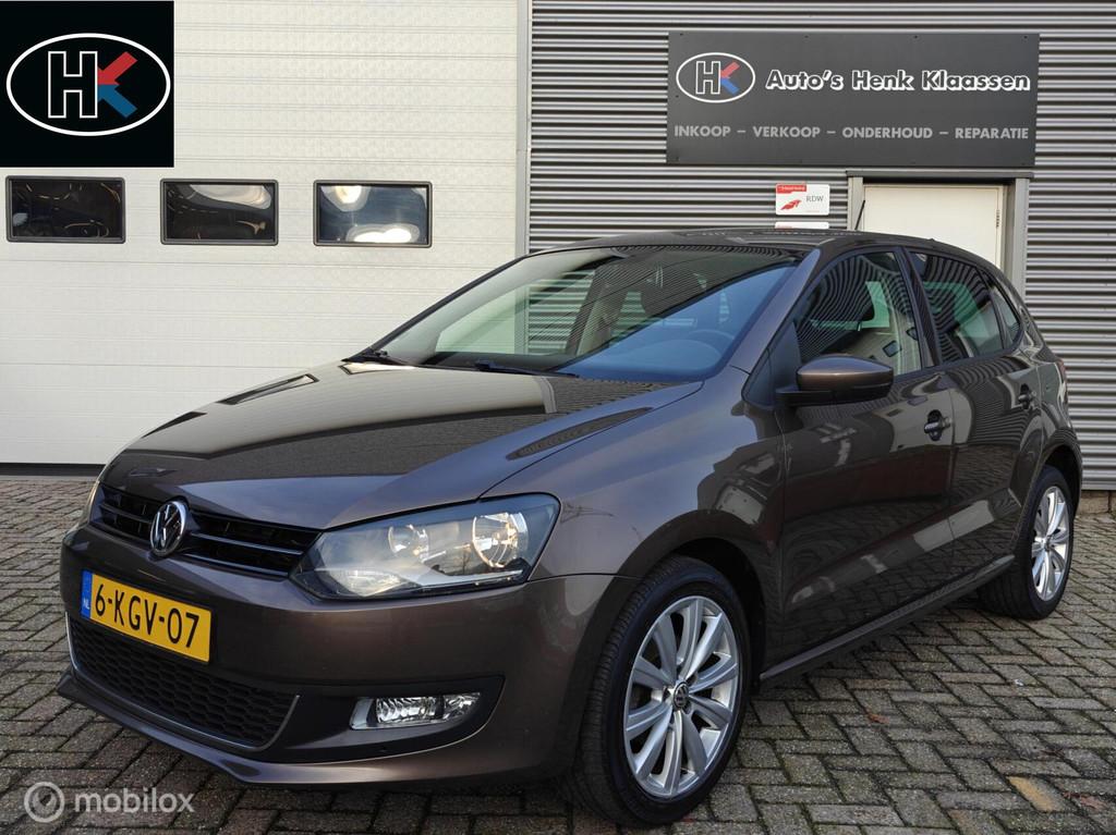 Volkswagen Polo 5-deurs 1.2TSI BlueMotion Highline Edition, Auto's, Euro 5, 40 €/maand, 4 cilinders, Bruin