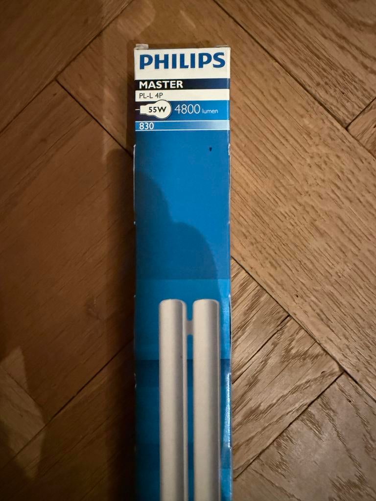 31x Philips Master PL-L 4P 55W 830 spaarlampen, Huis en Inrichting, Lampen | Losse lampen, Nieuw, Spaarlamp, 60 watt of meer, Overige fittingen