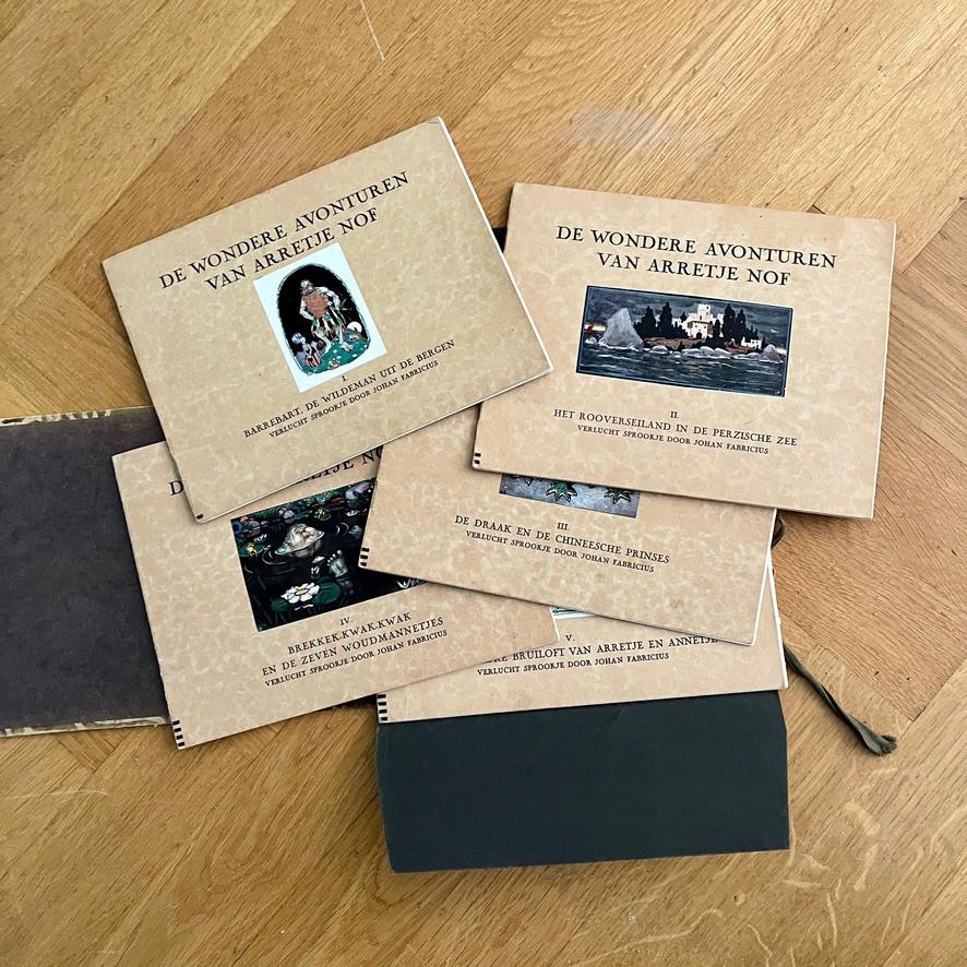 Antieke serie Arretje Nof sprookjesboeken, Boeken, Ophalen of Verzenden, Gelezen