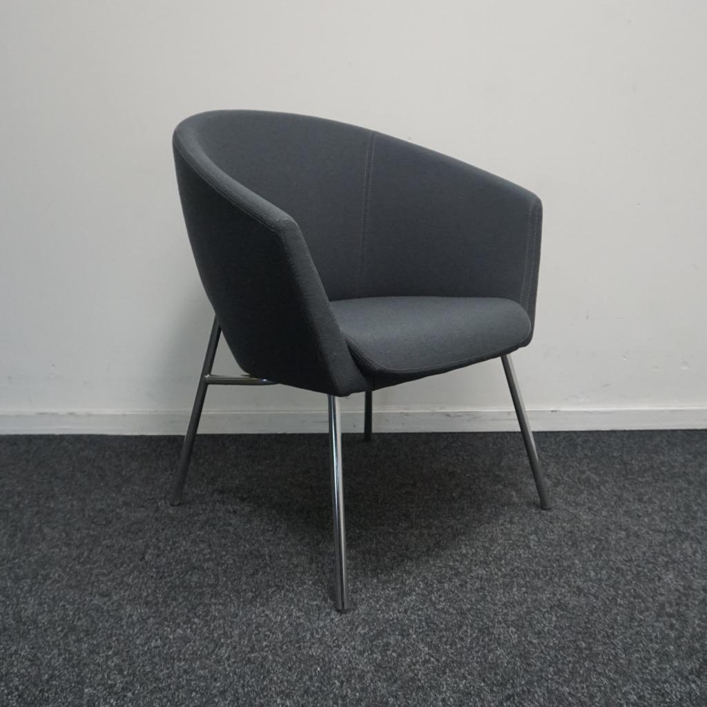 Artifort Megan Design Stoelen | Eetkamerstoelen | Grijs, Gebruikt, Twee, -, Ophalen of Verzenden