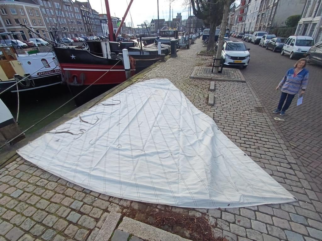 Mooie platbodem zeilen in zeer goede staat, Watersport en Boten, Ophalen of Verzenden, Minder dan 15 m²