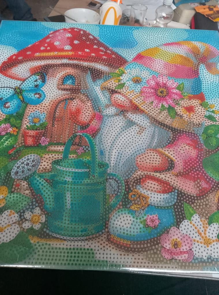 Diamond Painting kabouter om zelf te maken, Ophalen, Nieuw, Knutselwerk