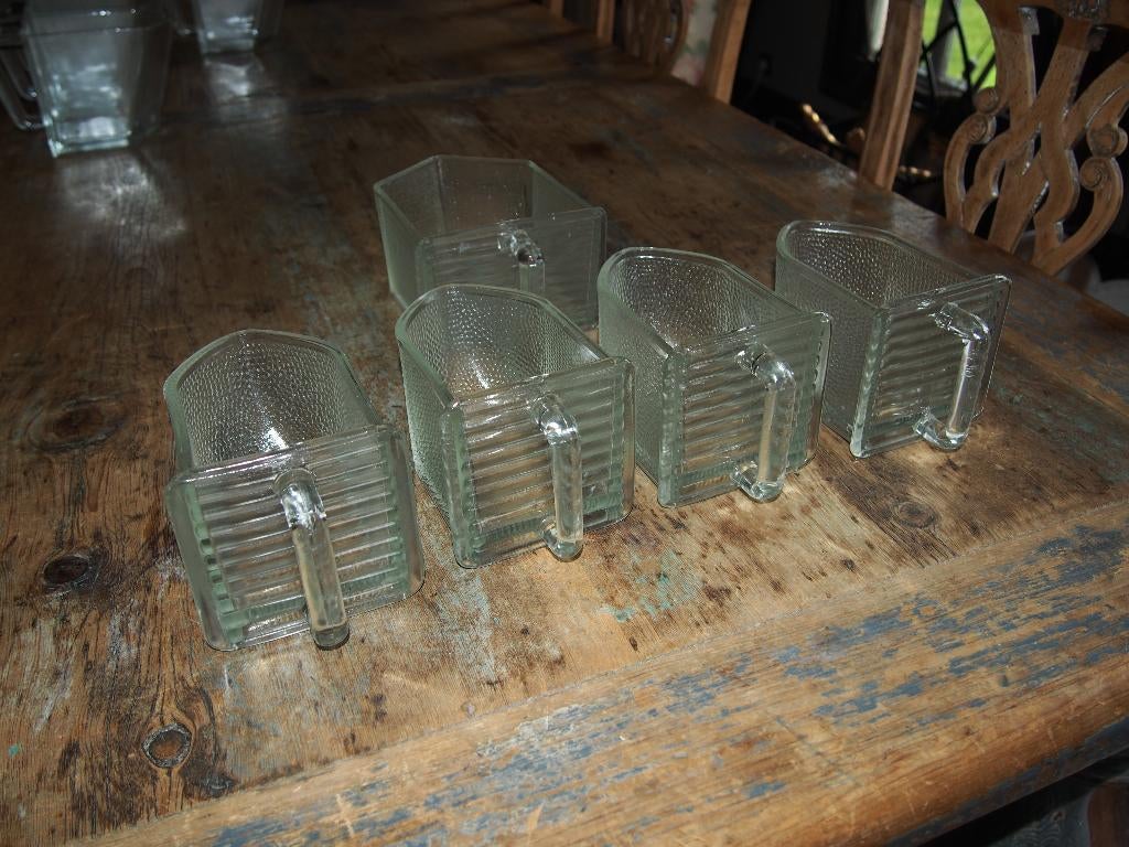 5 Oude Glazen Gruttersbakken, Ophalen of Verzenden