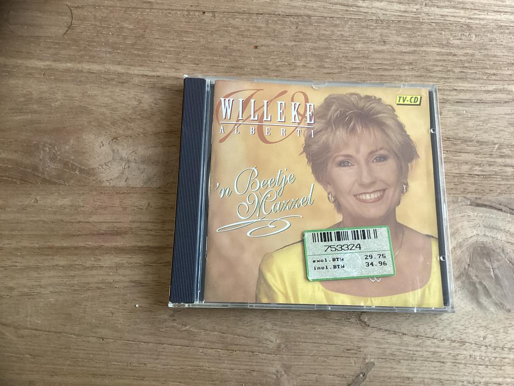 Cd Willeke Alberti, ‘n beetje mazzel, Ophalen of Verzenden, Zo goed als nieuw