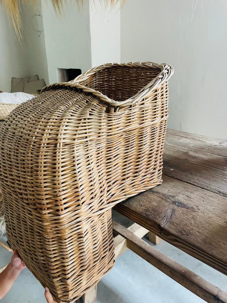 Achterzitje, rieten kinderzitje voor fiets, fietsstoeltje, Fietsen en Brommers, Fietsaccessoires | Fietsstoeltjes, Ophalen of Verzenden