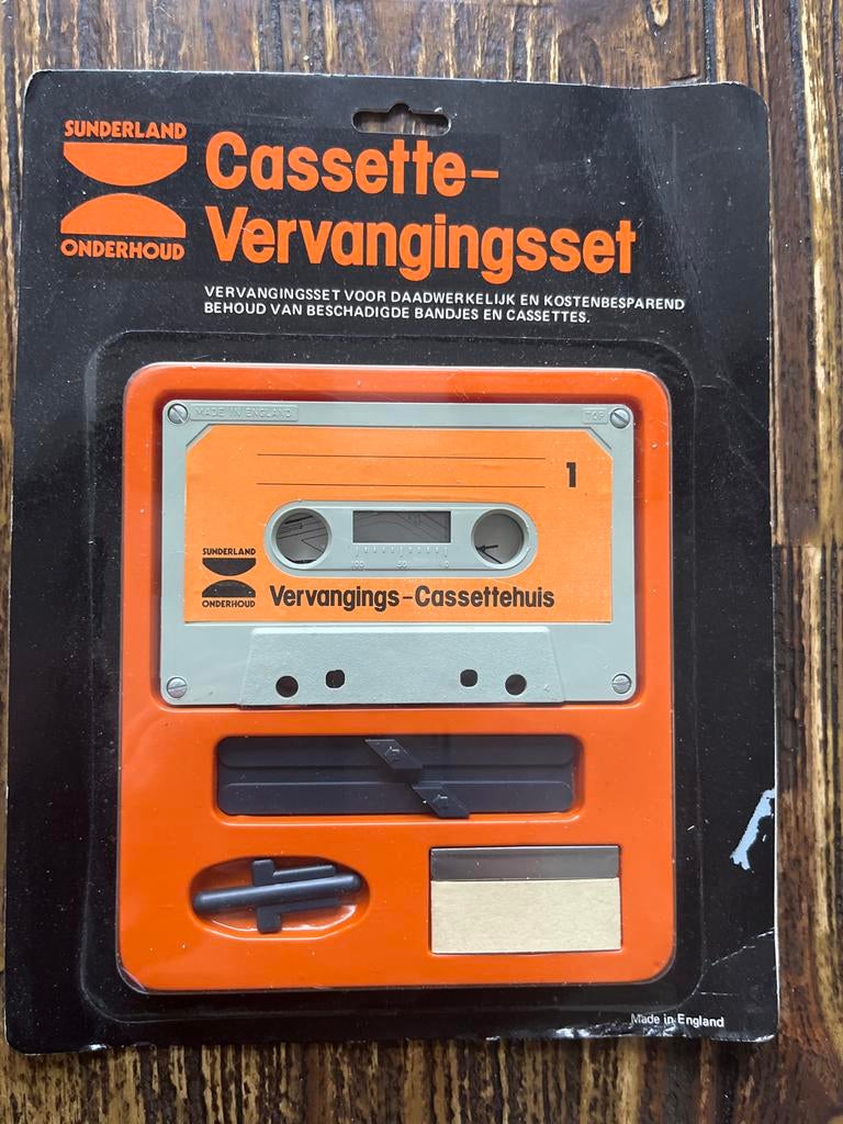Sunderland Cassette-Vervangingsset, Overige genres, 1 bandje, Ophalen of Verzenden, Nieuw in verpakking