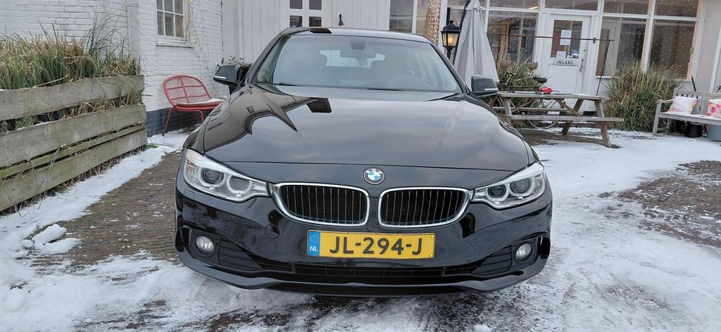 BMW 4-serie Gran Coupé 418i Centennial Executive in Schitte, Automaat, Gebruikt, Met garantie (alle), Zwart