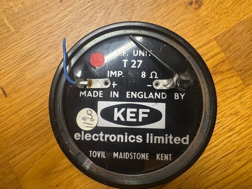 KEF tweeter, Audio, Tv en Foto, Luidsprekers, Overige merken, Gebruikt, Ophalen of Verzenden, Minder dan 60 watt