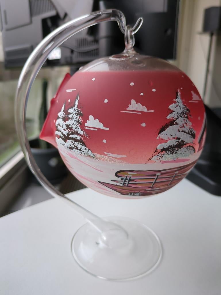 Decorative kerstbal 13 cm, Ophalen