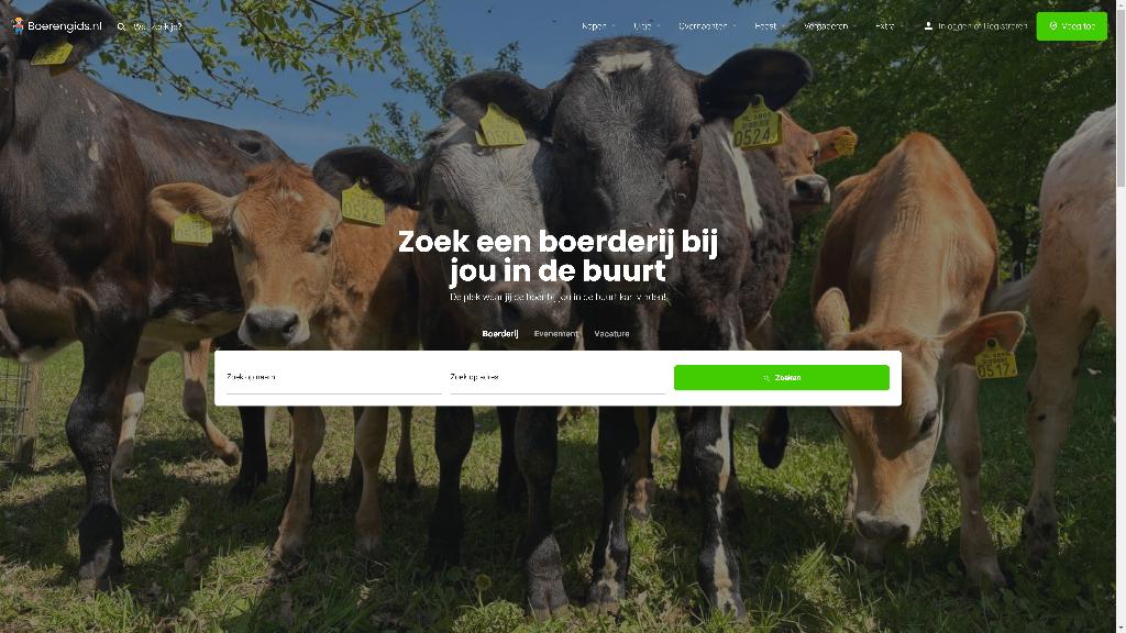 Zoek de boerderij bij jou in de buurt | Boerengids, Ophalen of Verzenden