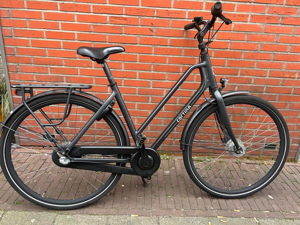 Cortina Foss 28 inch damesfiets sportfiets Cortina U4, Versnellingen, Zo goed als nieuw, 50 tot 53 cm, Ophalen