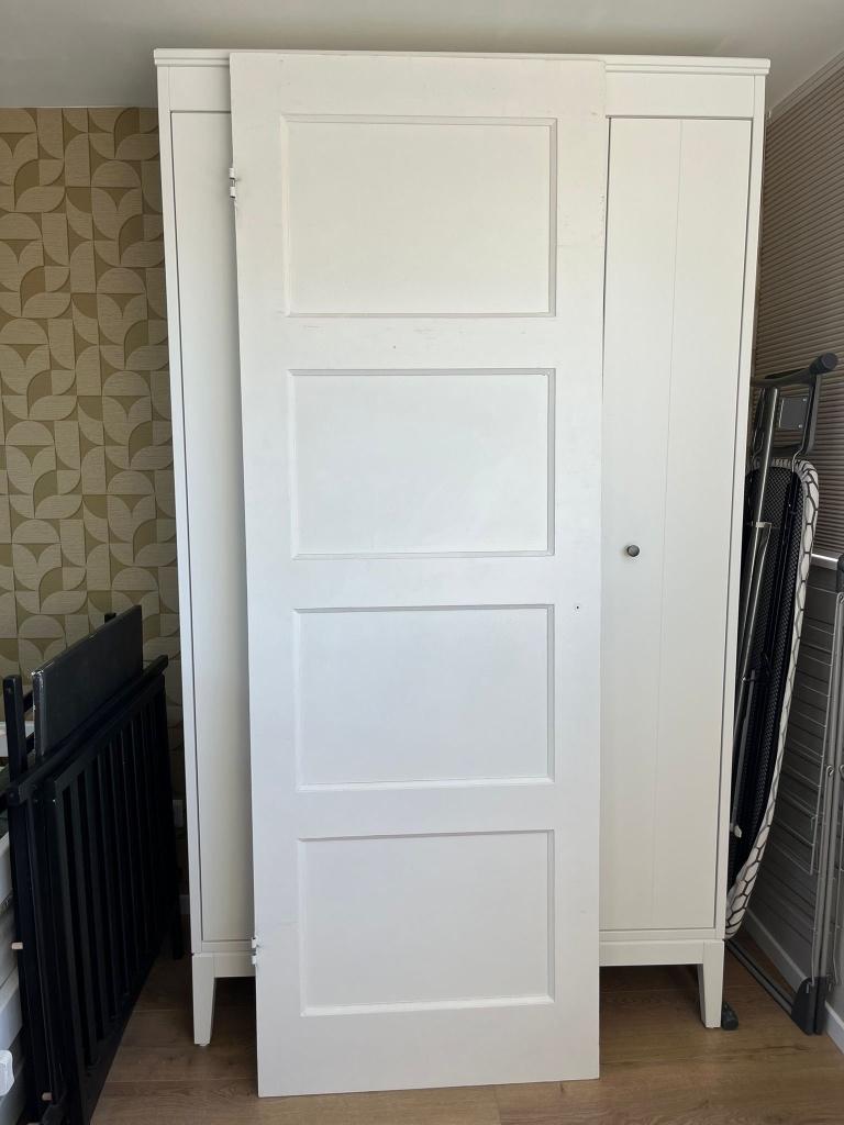 Paneeldeur / kastdeur jaren 30 / 72 x 208,5 cm, Doe-het-zelf en Verbouw, Deuren en Horren, Ophalen, Gebruikt, Minder dan 80 cm