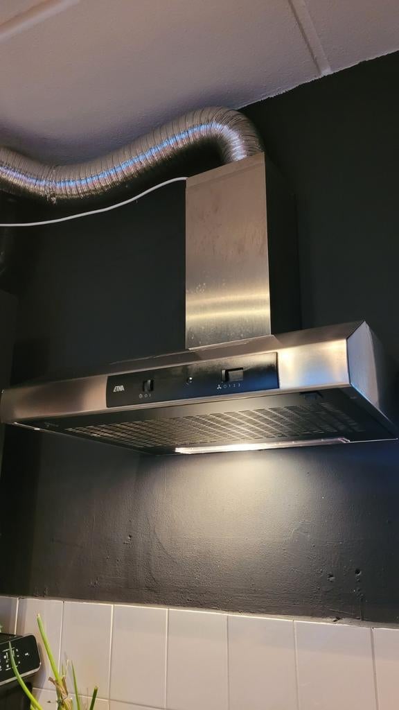 Afzuigkap ETNA A0460RVS, Ophalen, Gebruikt, Onderbouw afzuigkap, Vrijstaand