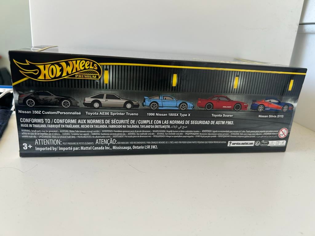 Hot Wheels Premium Fast & Furious Set - 5 Japanse Auto's, Overige merken, 1:50 of kleiner, Auto, Nieuw