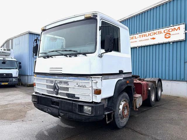 Renault R385 Major 6x4 SPRING SUSPENSION/LAMME (ZF MANUAL GE, Auto's, Vrachtwagens, Euro 2, Achterwielaandrijving, Renault, Wit