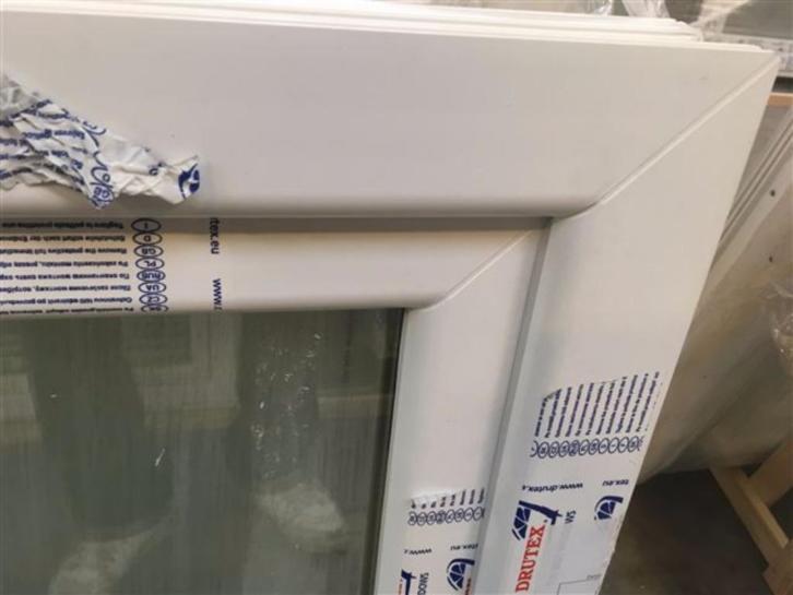 Kunststof kozijn vast-draaikiep 150b x 110h cm wit RAL 9016, Kunststof, Raamkozijn, Niet ingevuld, Nieuw