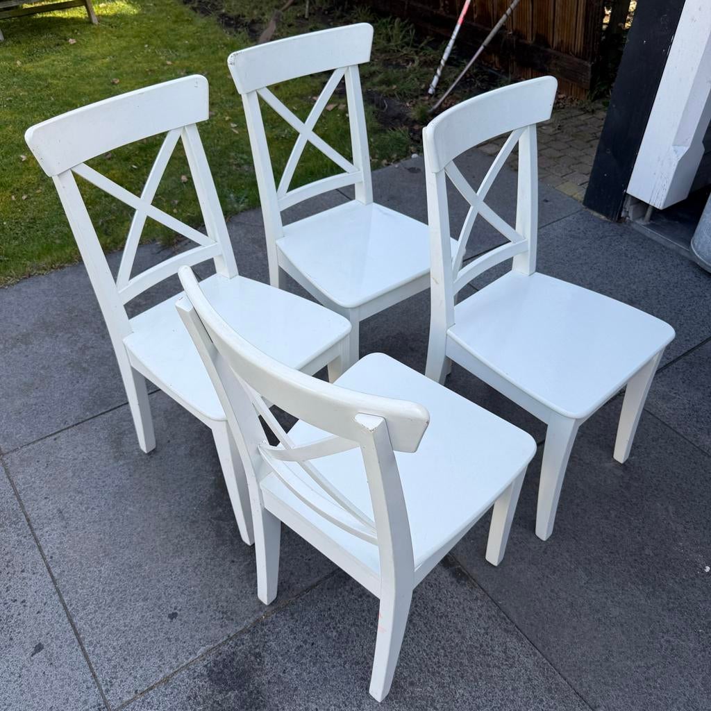 IKEA eetkamer stoelen, Ophalen, Zo goed als nieuw, Kunststof