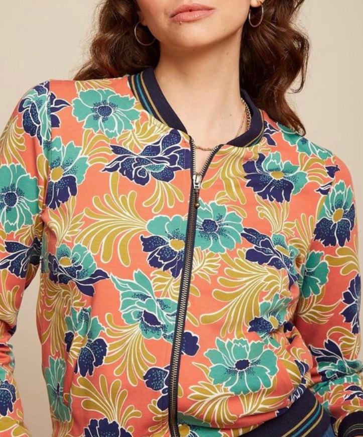 King Louie Bessie Jacket Lake 38/40, Maat 38/40 (M), Overige kleuren, Ophalen of Verzenden, Zo goed als nieuw