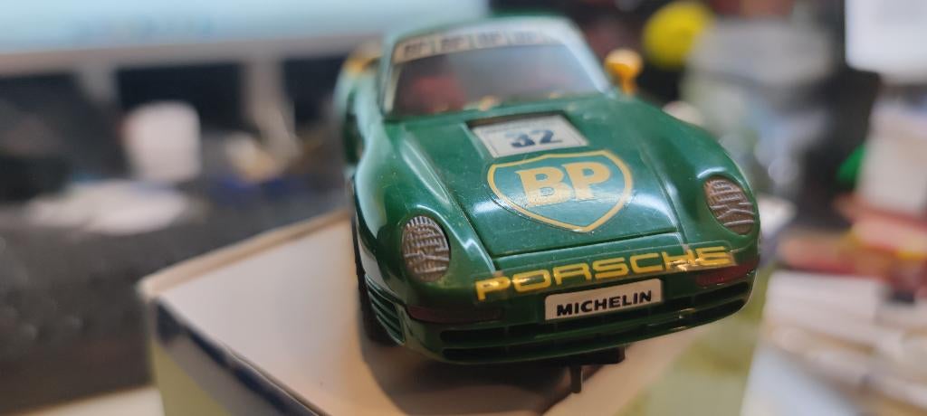scalextric porsche 959, Ophalen of Verzenden, Zo goed als nieuw, Elektrisch, Overige merken