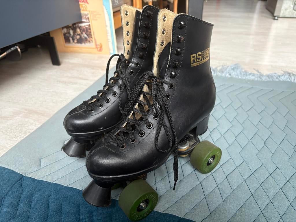 RSI rolschaatsen maat 38 zwart leder Krypto impulse wielen, Ophalen of Verzenden, Gebruikt, Dames