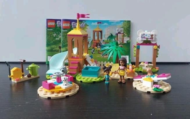 Lego Friends 41698 Dierenspeeltuin, Ophalen of Verzenden, Zo goed als nieuw, Complete set, Lego