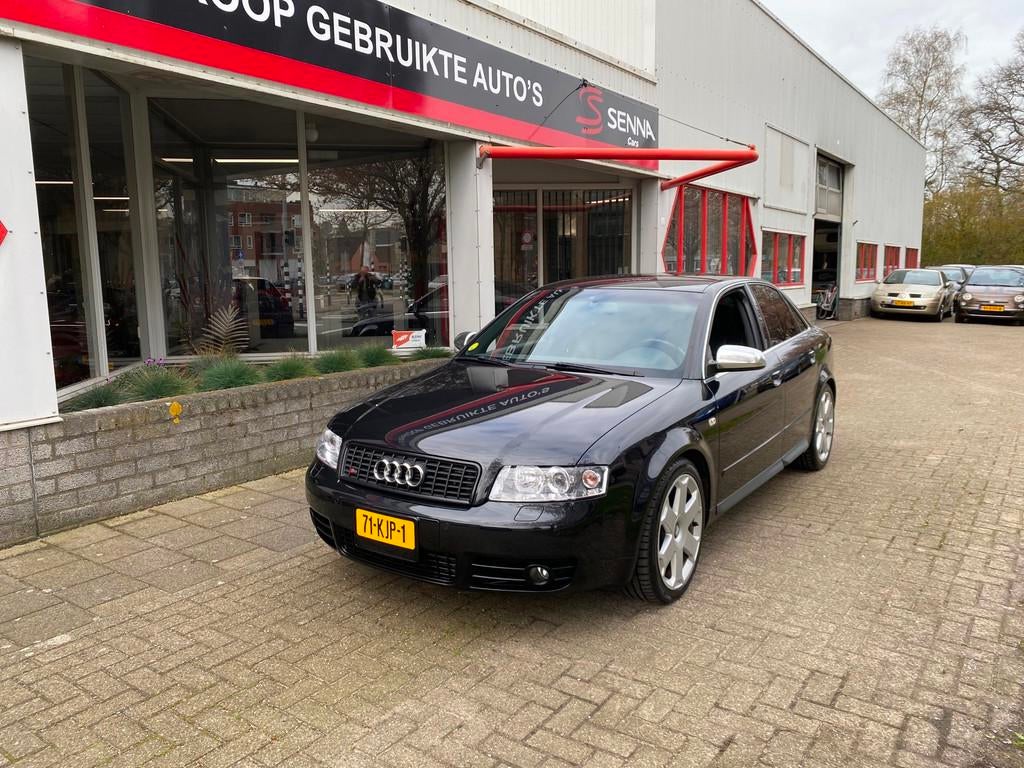 Audi S4 4.2 V8 Quattro Automaat ! ZEER MOOI ! - Inruil Mog, Automaat, Gebruikt, Zwart, Leder