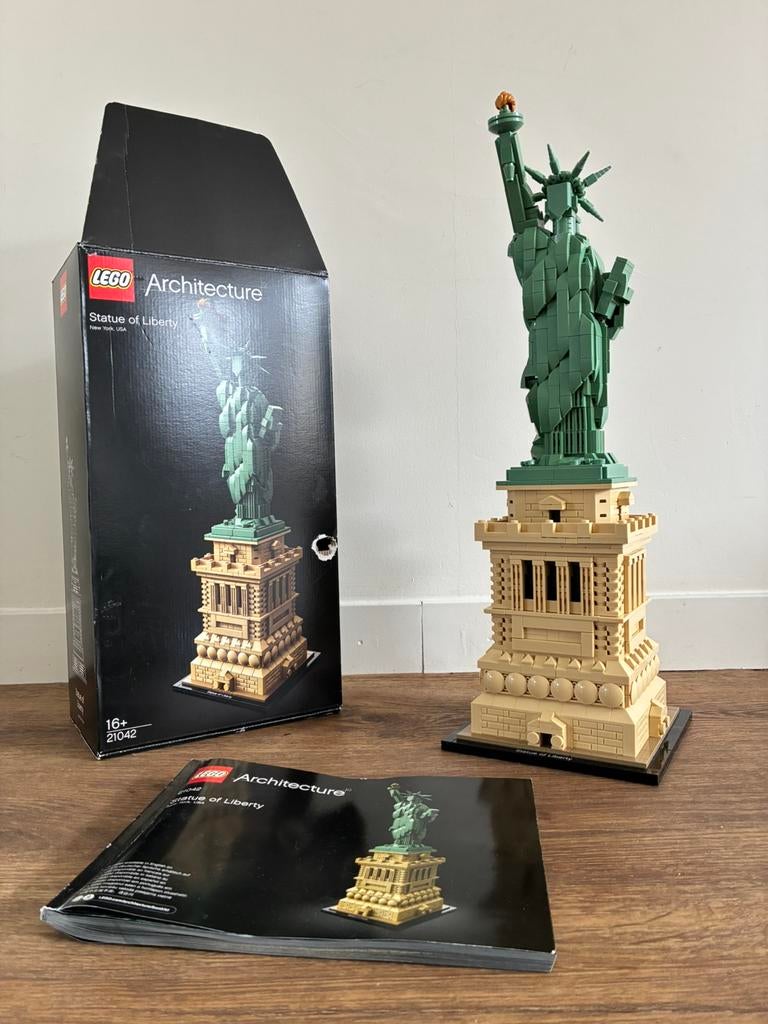 Lego 21042 Statue of Liberty set, Ophalen of Verzenden, Zo goed als nieuw