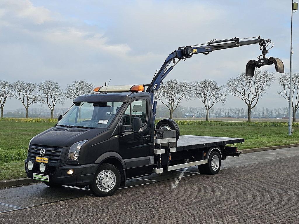 VOLKSWAGEN CRAFTER 35 2.0 open-laadbak kraan!, Euro 5, Gebruikt, Volkswagen, Origineel Nederlands