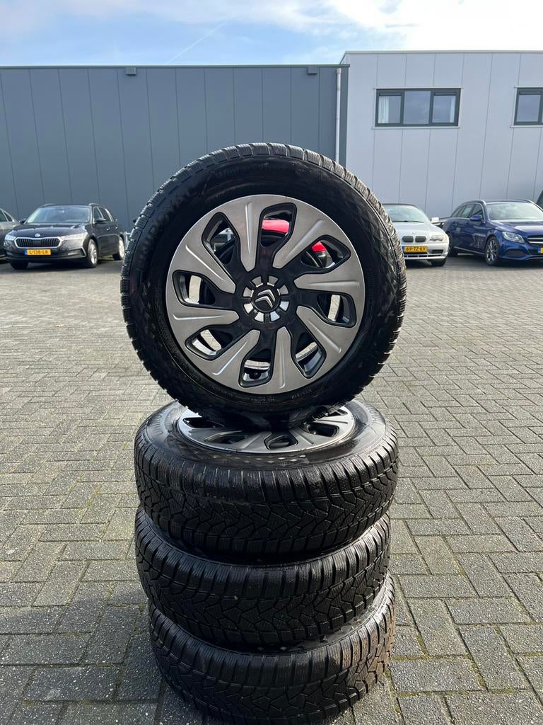 Citroën C3 Stalen wielen Winterset 4x108, Auto-onderdelen, Banden en Velgen, Ophalen, 15 inch, Banden en Velgen, Personenwagen