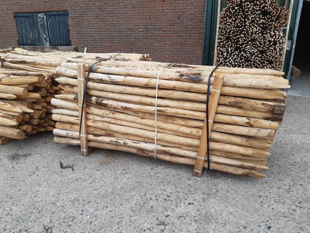 Kastanje houten, palenwand, pergola, schaduwdoek, tuin palen, Ophalen, Nieuw, 250 cm of meer, Palen