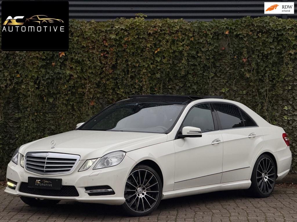 Mercedes-Benz E-klasse 500 AMG-Line Pano Leder, Achterwielaandrijving, Gebruikt, 8 cilinders, Wit